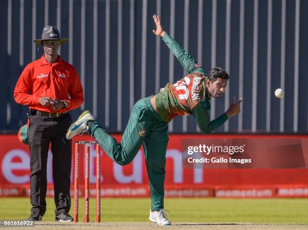 Mahmudullah of Bangladesh during the 1st Momentum ODI match between South Africa and Bangladesh at Diamond Oval on October 15, 2017 in Kimberley,...
