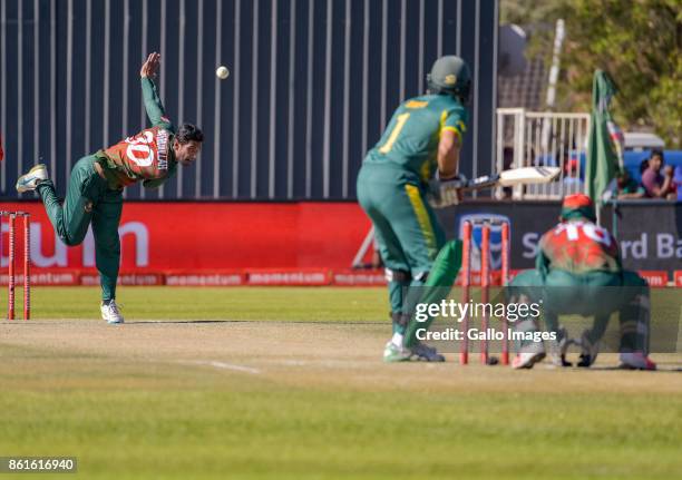 Mahmudullah of Bangladesh during the 1st Momentum ODI match between South Africa and Bangladesh at Diamond Oval on October 15, 2017 in Kimberley,...