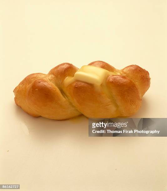 challah bread with butter -  firak stock pictures, royalty-free photos & images