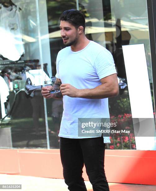 Brendan Schaub is seen on October 14, 2017 in Los Angeles, California