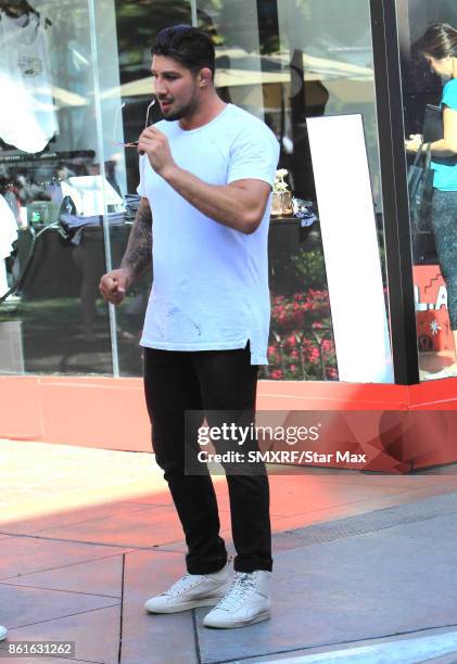 Brendan Schaub is seen on October 14, 2017 in Los Angeles, California