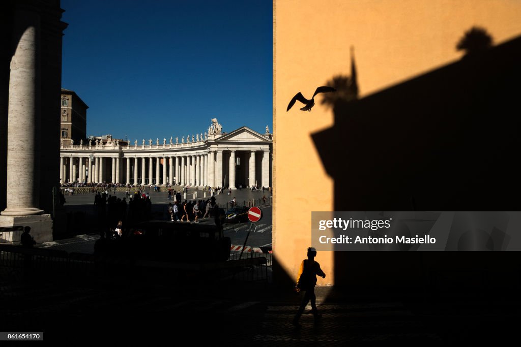 Faithful Leave St. Peter's Square