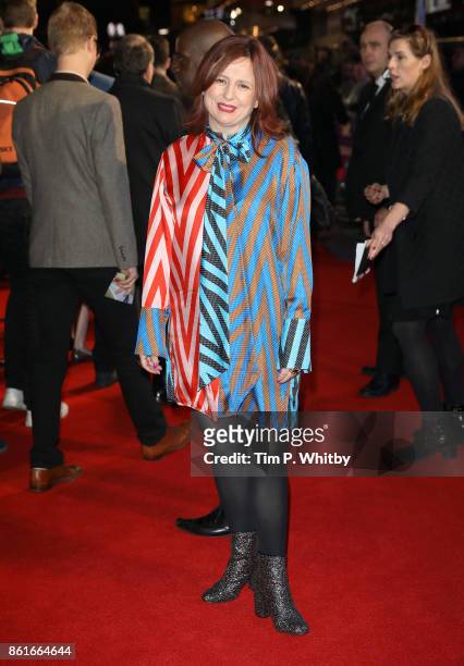 Festival director Clare Stewart attends the UK Premiere of "Three Billboards Outside Ebbing, Missouri" at the Closing Night Gala of the 61st BFI...