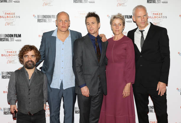 GBR: "Three Billboards Outside Ebbing, Missouri" UK Premiere & Closing Night Gala - 61st BFI London Film Festival