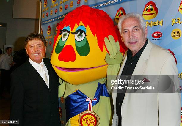 Sid Krofft, H.R. Pufnstuf and Marty Krofft