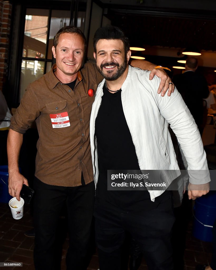 Food Network & Cooking Channel New York City Wine & Food Festival Presented By Coca-Cola - Oyster Bash presented by Barnegat Oyster Collective sponsored by Modelo hosted by Adam Richman