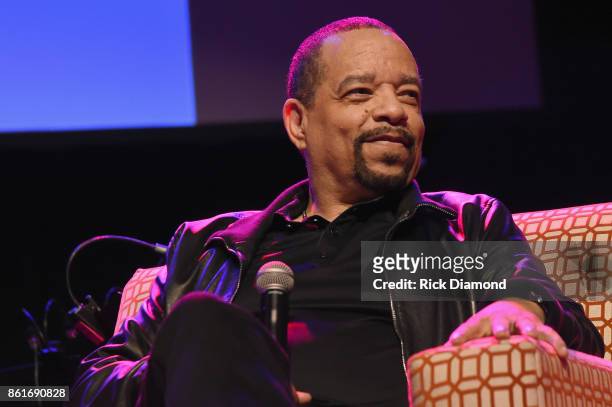 Ice-T speaks on the Keynote Q&A: Ice-T panel onstage during IEBA 2017 Conference on October 15, 2017 in Nashville, Tennessee.