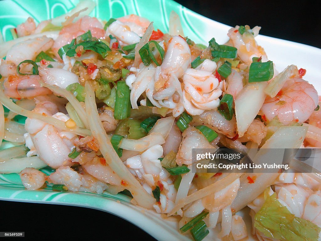 Thai-style Cold Seafood Salad