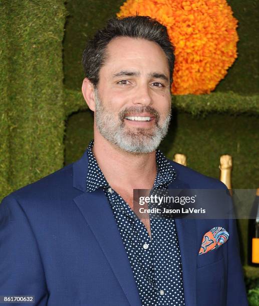 Actor Victor Webster attends the 8th annual Veuve Clicquot Polo Classic at Will Rogers State Historic Park on October 14, 2017 in Pacific Palisades,...