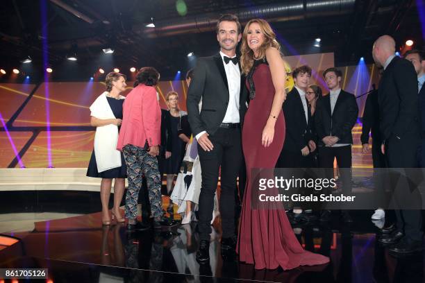 Florian Silbereisen and Mareile Hoeppner during the 'Tribute To Bambi' gala at Station on October 5, 2017 in Berlin, Germany.