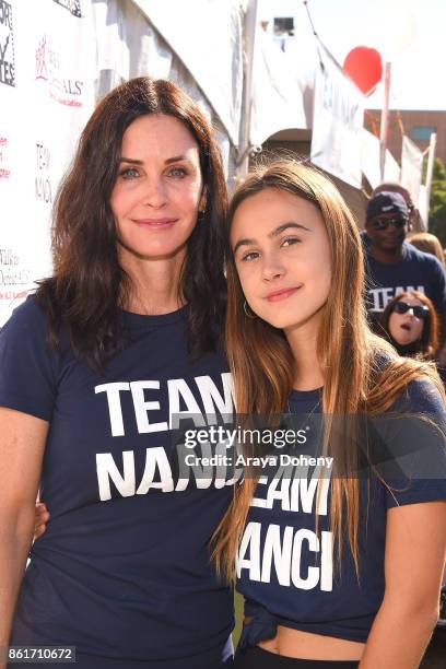 Courteney Cox and Coco Arquette attend the 15th Annual LA County Walk To Defeat ALS with Nanci Ryder "Team Nanci" at Exposition Park on October 15,...