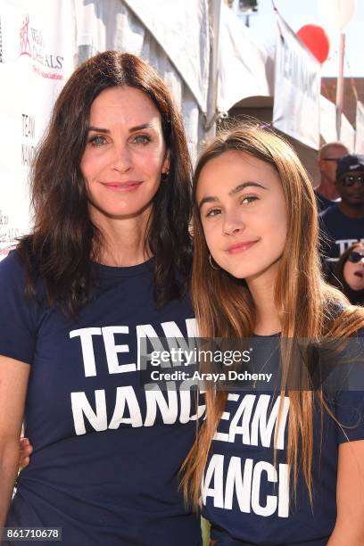 Courteney Cox and Coco Arquette attend the 15th Annual LA County Walk To Defeat ALS with Nanci Ryder "Team Nanci" at Exposition Park on October 15,...