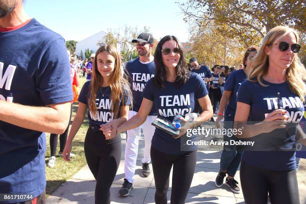 Coco Arquette and Courteney Cox attend the 15th Annual LA County Walk To Defeat ALS with Nanci Ryder "Team Nanci" at Exposition Park on October 15,...