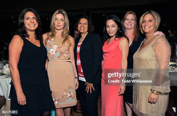 Annabelle Wallis and OK Magazine's Shelley Fariello and guests attend BritWeek 2009 Gala Dinner Benefiting Malaria No More at the Beverly Wilshire...