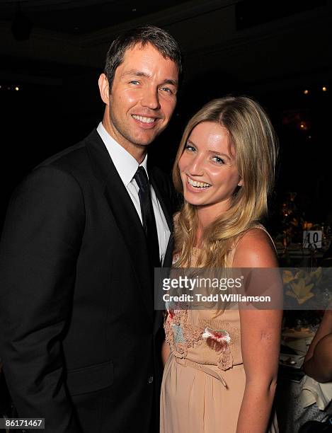 Matthew Marsden and Annabelle Wallis attends BritWeek 2009 Gala Dinner Benefiting Malaria No More at the Beverly Wilshire Hotel on April 21, 2009 in...