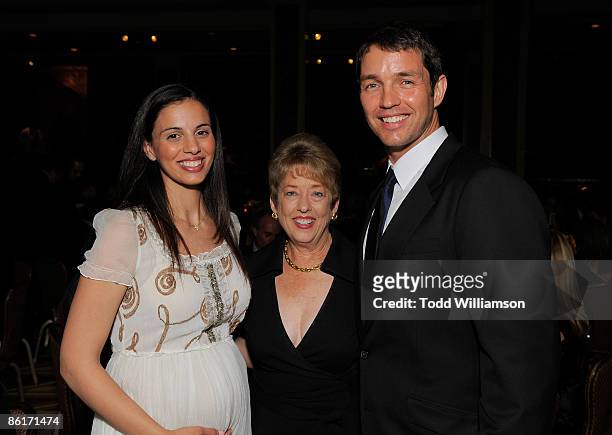 Magazine's Mary Ann Norbom with Matthew Marsden and wife at BritWeek 2009 Gala Dinner Benefiting Malaria No More at the Beverly Wilshire Hotel on...