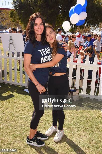 Courteney Cox and Coco Arquette attend the 15th Annual LA County Walk To Defeat ALS with Nanci Ryder "Team Nanci" at Exposition Park on October 15,...