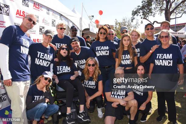 Renee Zellweger, Nanci Ryder, Don Diamont, Cindy Ambuehl, Coco Arquette, Courteney Cox and team attend the 15th Annual LA County Walk To Defeat ALS...