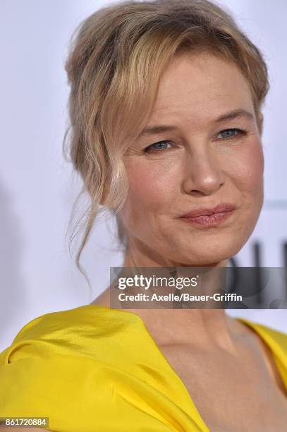 Actress Renee Zellweger arrives at the premiere of 'Same Kind of Different as Me' at Westwood Village Theatre on October 12, 2017 in Westwood,...