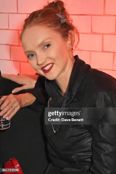 Lily Cole attends the after party for "Three Billboards Outside Ebbing, Missouri" at the closing night gala of the 61st BFI London Film Festival on...