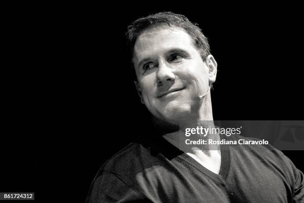 American romance novelist, screenwriter and producer Nicholas Sparks Presents His New Book 'Two By Two' on October 15, 2017 in Milan, Italy.