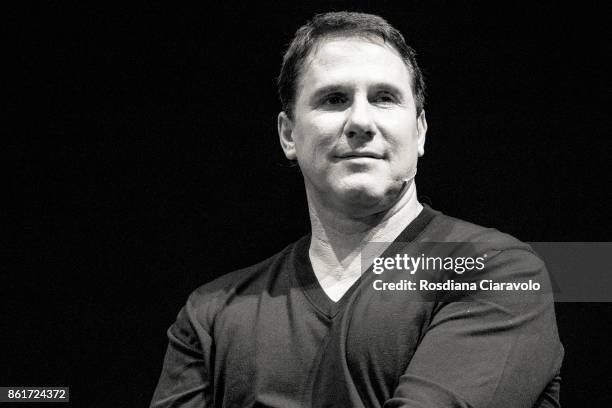 American romance novelist, screenwriter and producer Nicholas Sparks Presents His New Book 'Two By Two' on October 15, 2017 in Milan, Italy.