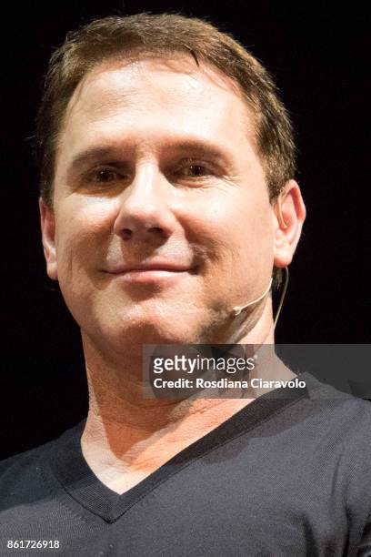 American romance novelist, screenwriter and producer Nicholas Sparks Presents His New Book 'Two By Two' on October 15, 2017 in Milan, Italy.
