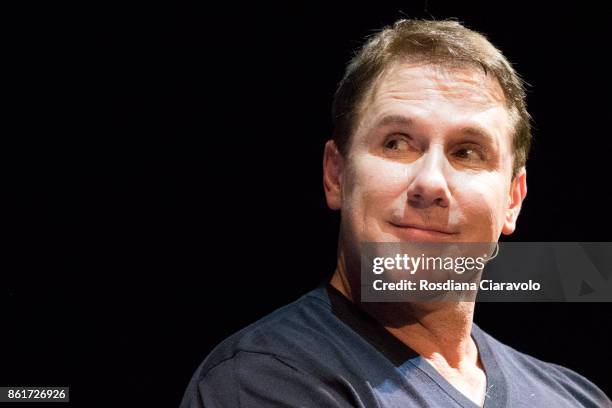 American romance novelist, screenwriter and producer Nicholas Sparks Presents His New Book 'Two By Two' on October 15, 2017 in Milan, Italy.