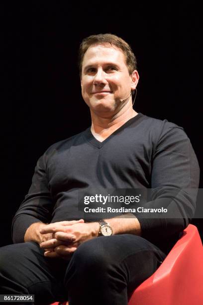 American romance novelist, screenwriter and producer Nicholas Sparks Presents His New Book 'Two By Two' on October 15, 2017 in Milan, Italy.