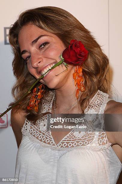 Mirella Cesa arrives at the 2009 Billboard Latin Music Conference Billboard Bash at Karu and Y on April 22, 2009 in Miami