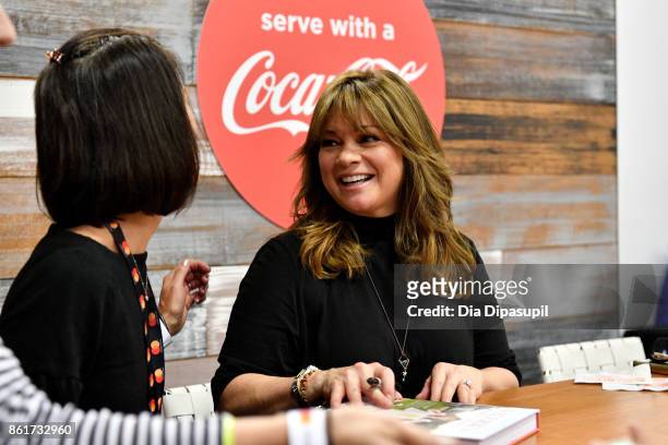 Valerie Bertinelli signs her book Valerie's Home Cooking at the Food Network & Cooking Channel New York City Wine & Food Festival Presented By...