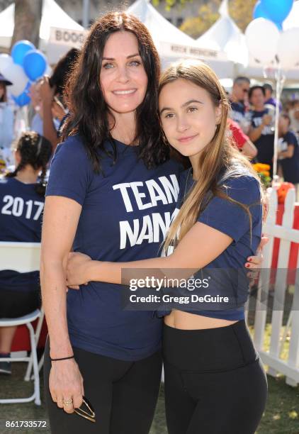 Courteney Cox and daughter Coco Arquette attend Nanci Ryder's "Team Nanci" 15th Annual LA County Walk To Defeat ALS at Exposition Park on October 15,...