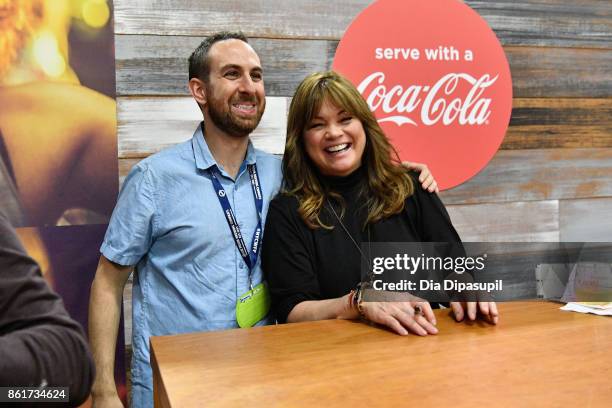 Valerie Bertinelli signs her book Valerie's Home Cooking at the Food Network & Cooking Channel New York City Wine & Food Festival Presented By...