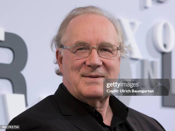 Frankfurt Book Fair 2017. Sten Nadolny, German writer, during an interview.