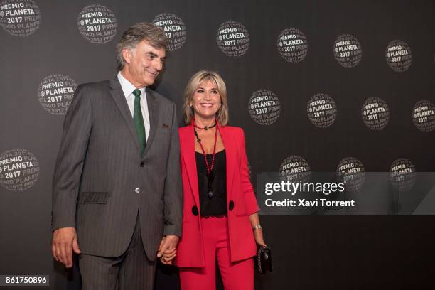 Julia Otero attends the 2017 Premio Planeta award on October 15, 2017 in Barcelona, Spain.