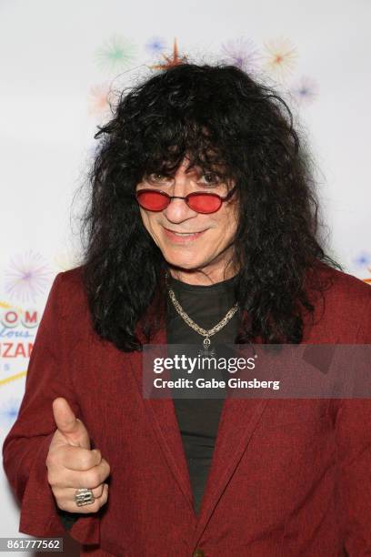 Singer Paul Shortino attends the debut of "Linda Suzanne Sings Divas of Pop" at the South Point Hotel & Casino on October 15, 2017 in Las Vegas,...