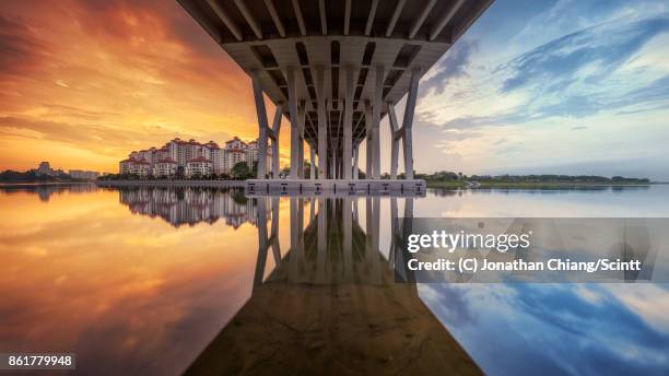 parallel dimensions - pont architecture stock pictures, royalty-free photos & images