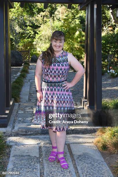 Jamie Brewer attends the AbilityFirst Festival of Fall on October 15, 2017 in Pasadena, California.