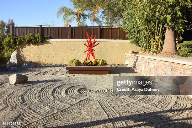 Zen garden at the AbilityFirst Festival of Fall on October 15, 2017 in Pasadena, California.