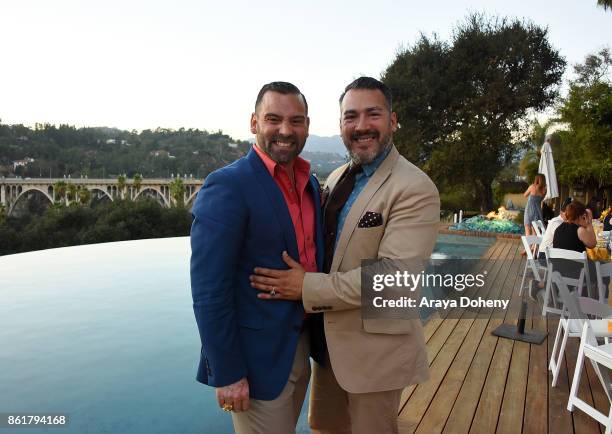 Nicholas Cacarnakis and Effie Cornejo attend the AbilityFirst Festival of Fall on October 15, 2017 in Pasadena, California.