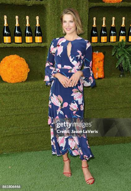 Actress Ali Larter attends the 8th annual Veuve Clicquot Polo Classic at Will Rogers State Historic Park on October 14, 2017 in Pacific Palisades,...