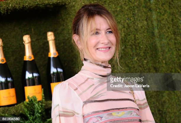 Actress Laura Dern attends the 8th annual Veuve Clicquot Polo Classic at Will Rogers State Historic Park on October 14, 2017 in Pacific Palisades,...