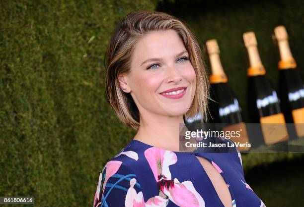 Actress Ali Larter attends the 8th annual Veuve Clicquot Polo Classic at Will Rogers State Historic Park on October 14, 2017 in Pacific Palisades,...
