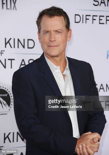 Actor Greg Kinnear attends the premiere of "Same Kind of Different as Me" at Westwood Village Theatre on October 12, 2017 in Westwood, California.