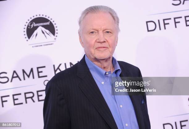 Actor Jon Voight attends the premiere of "Same Kind of Different as Me" at Westwood Village Theatre on October 12, 2017 in Westwood, California.