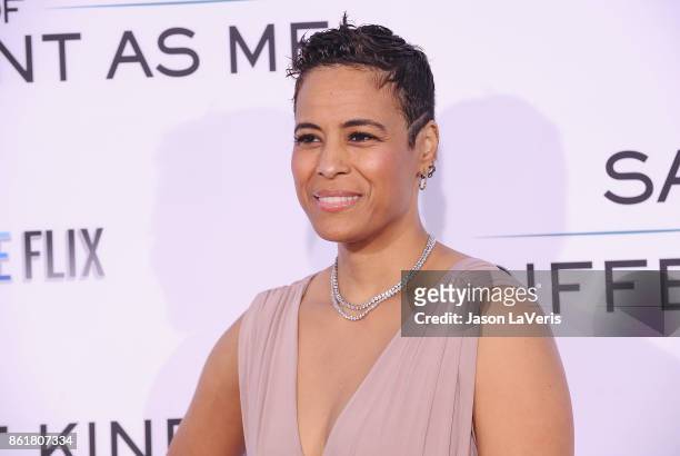 Daphne Wayans attends the premiere of "Same Kind of Different as Me" at Westwood Village Theatre on October 12, 2017 in Westwood, California.