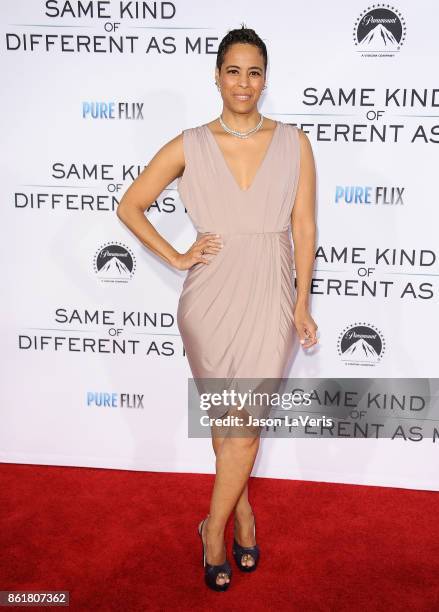 Daphne Wayans attends the premiere of "Same Kind of Different as Me" at Westwood Village Theatre on October 12, 2017 in Westwood, California.