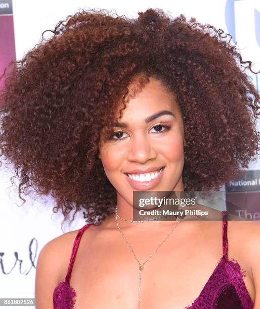 Stephanie Ballena arrives at the 17th Annual "Les Girls" at Avalon on October 15, 2017 in Hollywood, California.