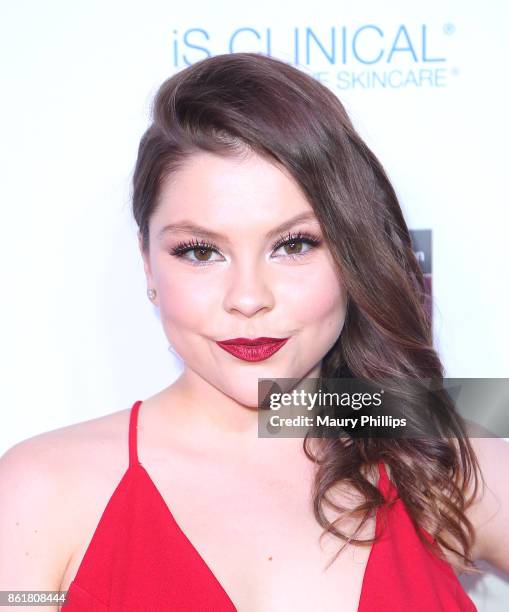 Hannah Zelle arrives at the 17th Annual "Les Girls" at Avalon on October 15, 2017 in Hollywood, California.