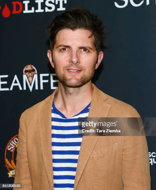 Actor Adam Scott attends the 2017 Screamfest Horror Film Festival at TCL Chinese 6 Theatres on October 15, 2017 in Hollywood, California.